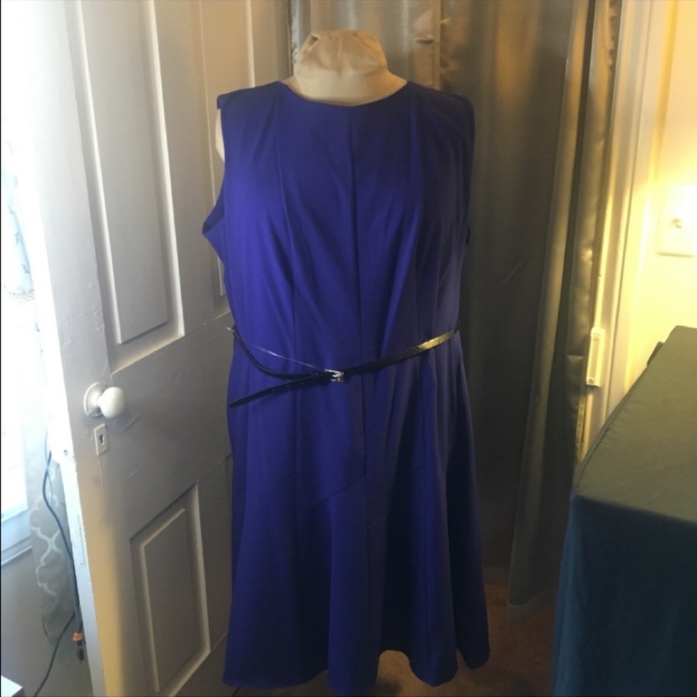 Calvin Klein belted dress